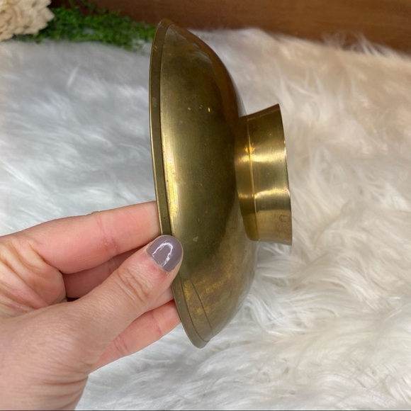 Archana Handicrafts Brass Cloisonné Painted Enamel Birds in Pond Decorative Bowl - Picture 4 of 10